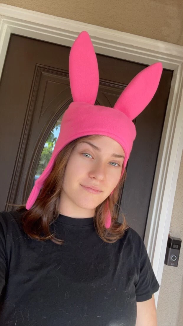 Bob's Burgers Louise Belcher Bunny Ears hat Pink bunny ears hat