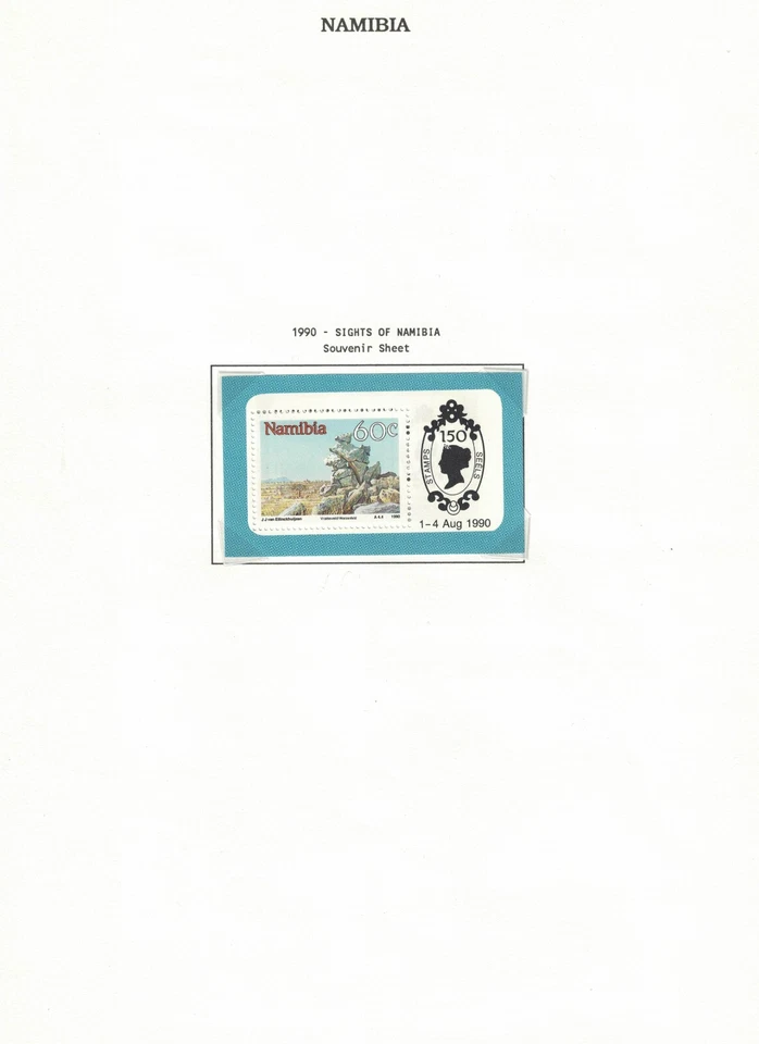 NAMIBIA 1990-93 ISSUES ON 7 PAGES (HM/MNH) - Image 2 of 4