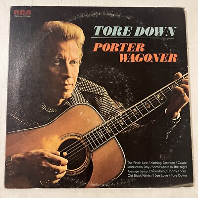 Porter Wagoner ''Tore Down'' 1974 RCA LP APL1-0496 VG/VG+
