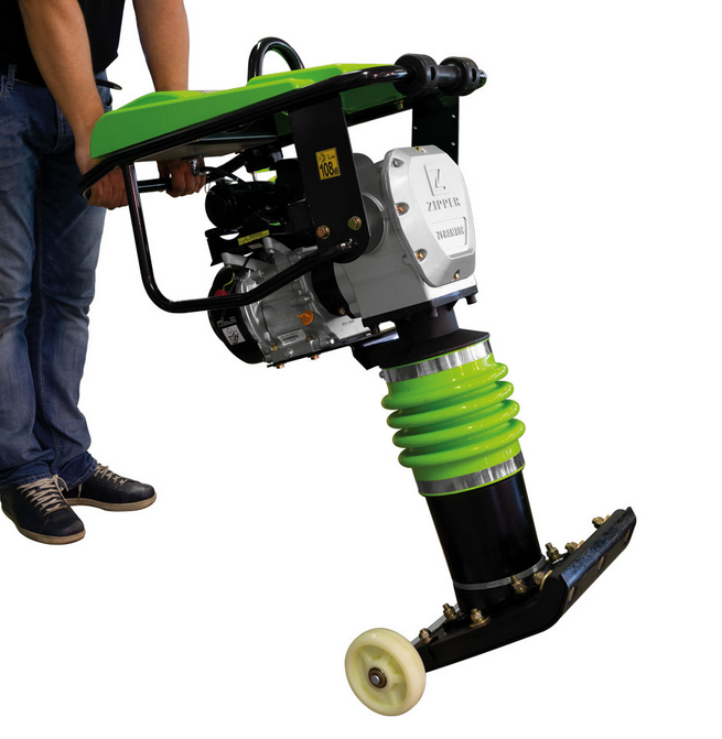 Zipper Petrol Trench Plate Compactor RAM80C 10kN 4.1kW Heavy Duty Vibratory