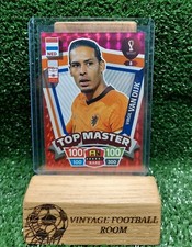 CARD ADRENALYN XL PANINI WORLD CUP QATAR 2022 OLANDA N°8 VAN DIJK TOP MASTER ⚽️