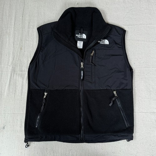 The North Face FLEECE VEST Womens Small BLACK DENALI Polartec Classic - 第 1/14 張圖片