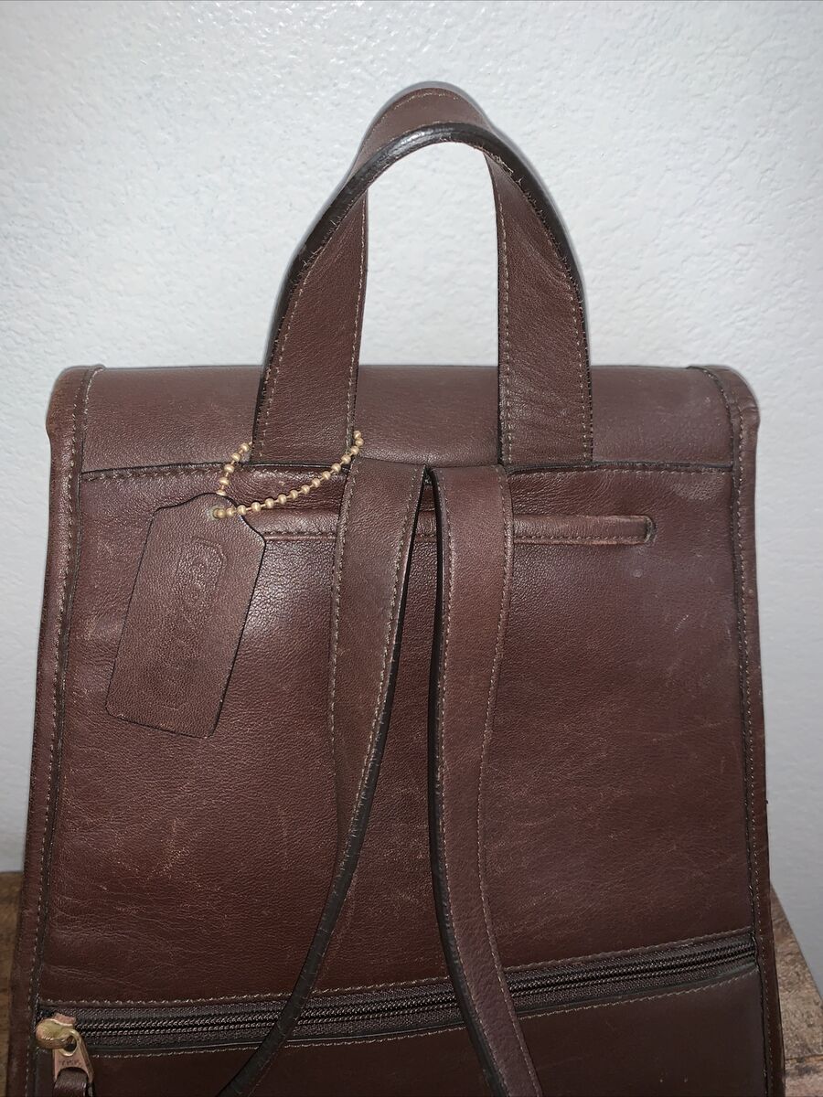 Vintage Coach 9791 Large Daypack Backpack Dark Brown | eBay Vintage Coach 9791 Large Daypack Backpack Dark Brown | eBay