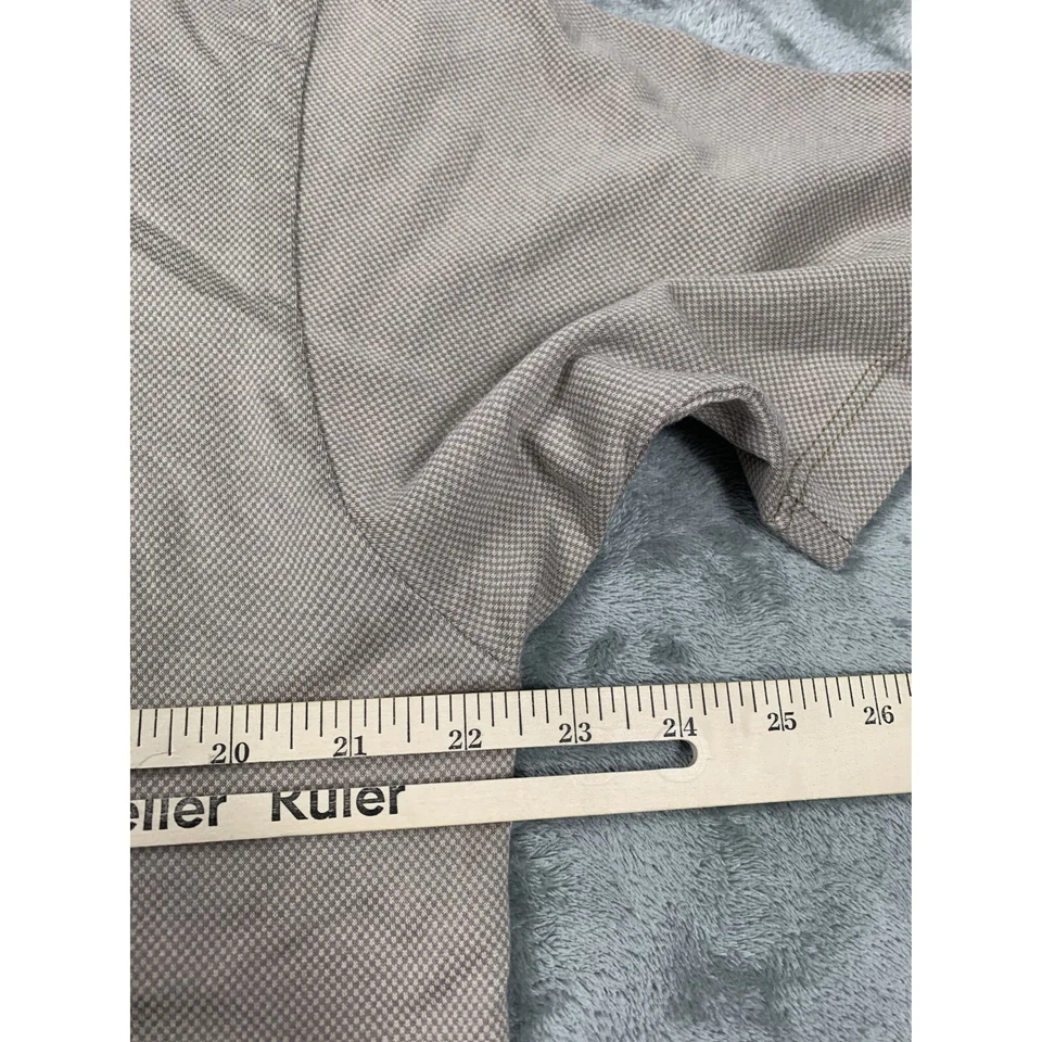 Camisa polo marrón grande Vito Rufoio Lomo Couture para hombre Foto 4 de 4