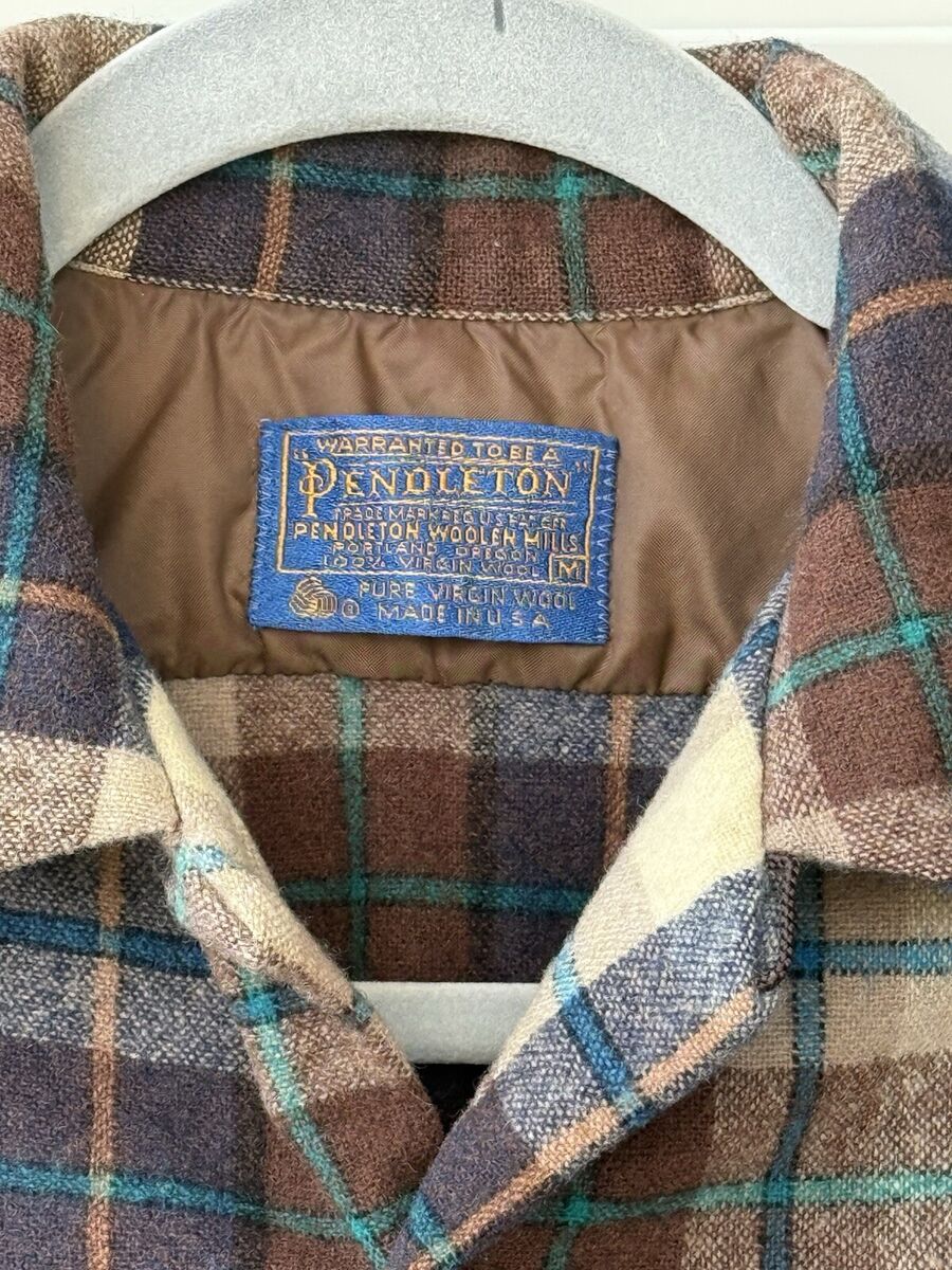 Vintage 60s 70s Pendleton Board Shirt Mens Plaid Woodcutter Vintage 60s 70s Pendleton Board Shirt Mens Plaid Woodcutter