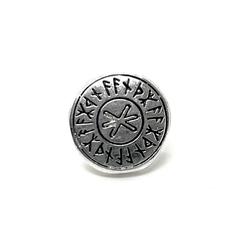 Odins Schutz 15 x 15 mm Zierniete Zierbeschlag Mittelalter inkl. Nietkappe - 第 1/11 張圖片