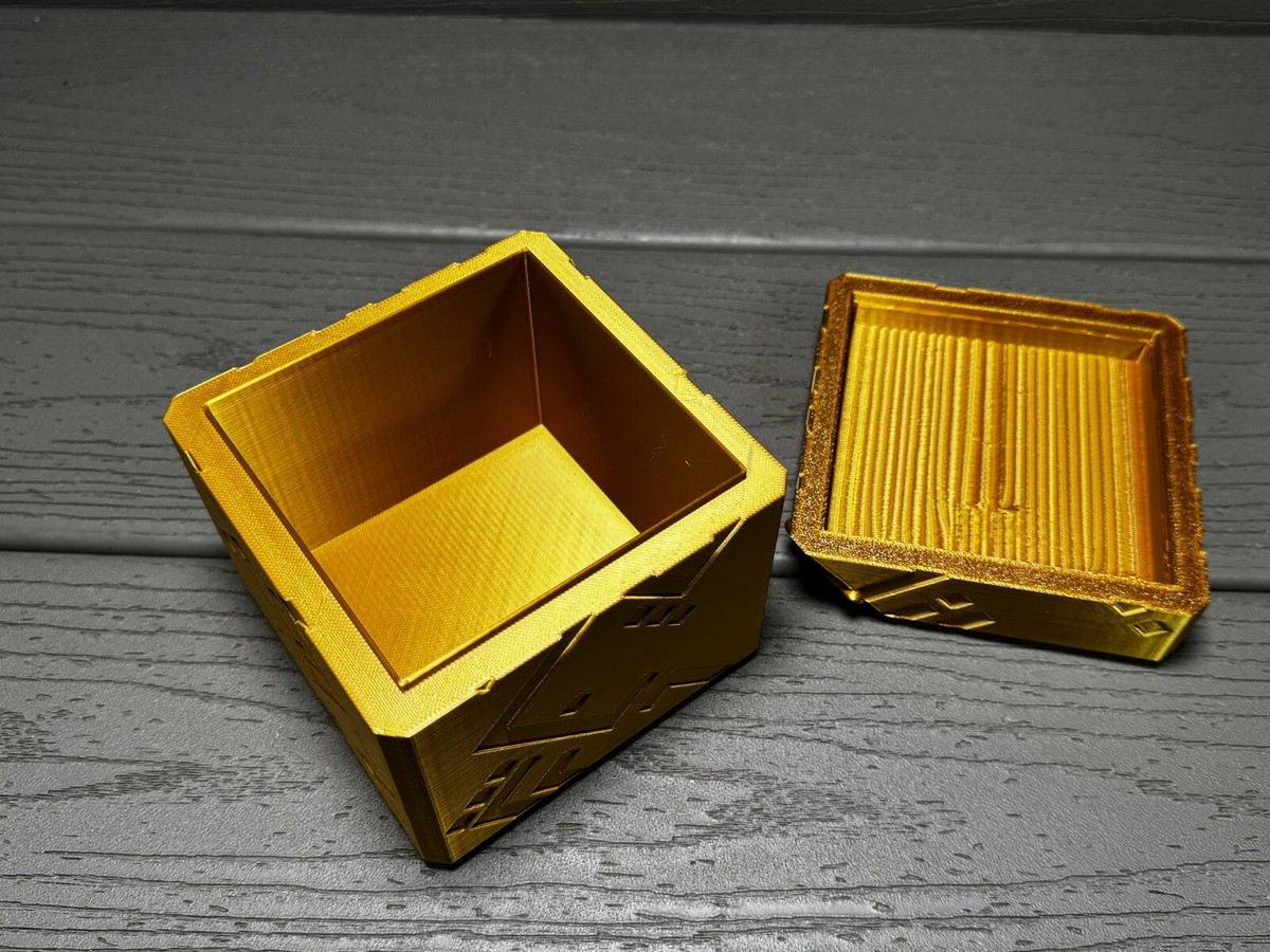 YuGiOh ! Millennium Cube Deck Box - GOLD MTG | eBay
