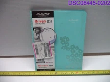 DIRTY FROM HANDLING At-A-Glance My Week 2020 Planner Wild Washes Blue 523-905