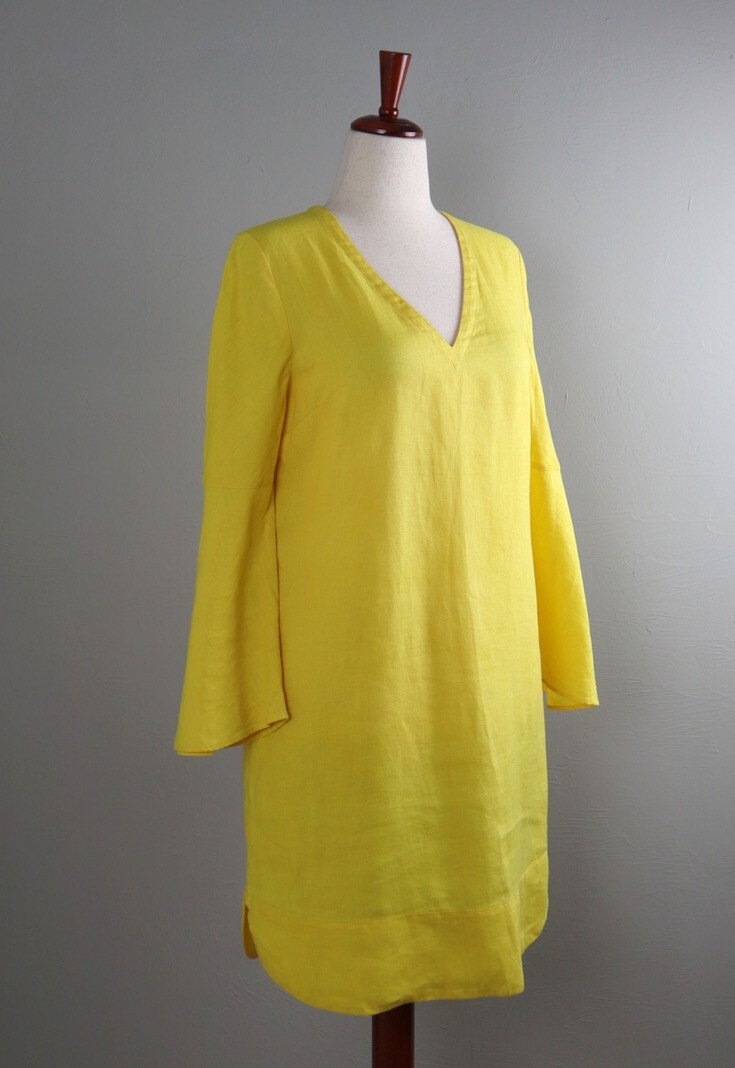 SOFT SURROUNDINGS $129 Solid Yellow Milano 100% L… - image 3