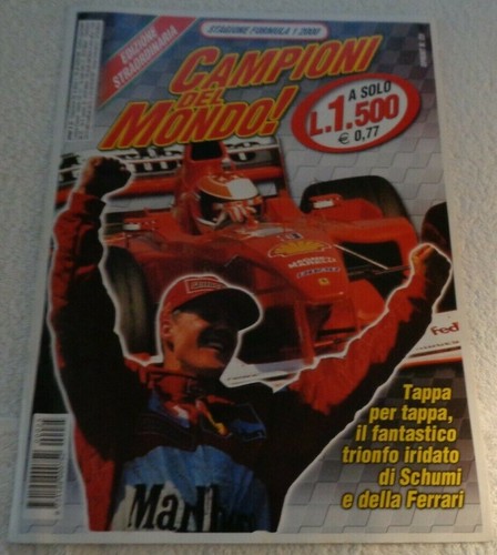 FERRARI CAMPIONI DEL MONDO STAGIONE FORMULA UNO 2000 EDIZIONE STRAORDINARIA  - Picture 1 of 6