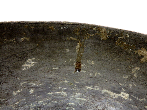 ANTIQUE HAND-HAMMERED ROUND BOTTOM MIDDLE EASTERN TINNED COPPER BOWL - Picture 16 of 16