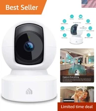 Pet and Baby Monitor - Kasa 1080p HD Indoor Security Camera with Night Vision