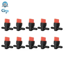 In-Line Gas Fuel Shut-off / Cut-off Valves Petcock (10) 1/4" Straight AM36141