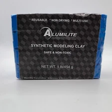 Alumilite Synthetic Modeling Clay Reusable/Non Drying/Multi Use (1 lb/454 g) NEW
