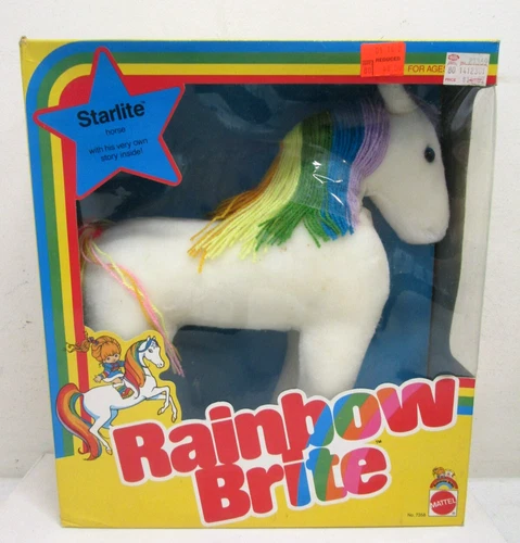 NRFB HTF Vintage 1983 Rainbow Brite ~ STARLITE Horse Plush