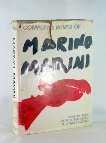 Herbert Read 1972 Marino Marini Catalogo Opere Complete Raisonne HC con DJ - Foto 1 di 12