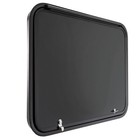 Rv Baggage Door 30" W X 24" H Rounded Corners Camper Black Fiberglass