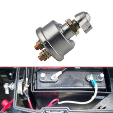12 V Master Battery Disconnect Switch 2 post SPST Kill Cut-Off Nascar Marine ATV