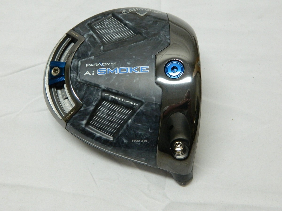 Callaway Smoke Max AI Driver Head, 9*, hit 3 balls, could pass as new