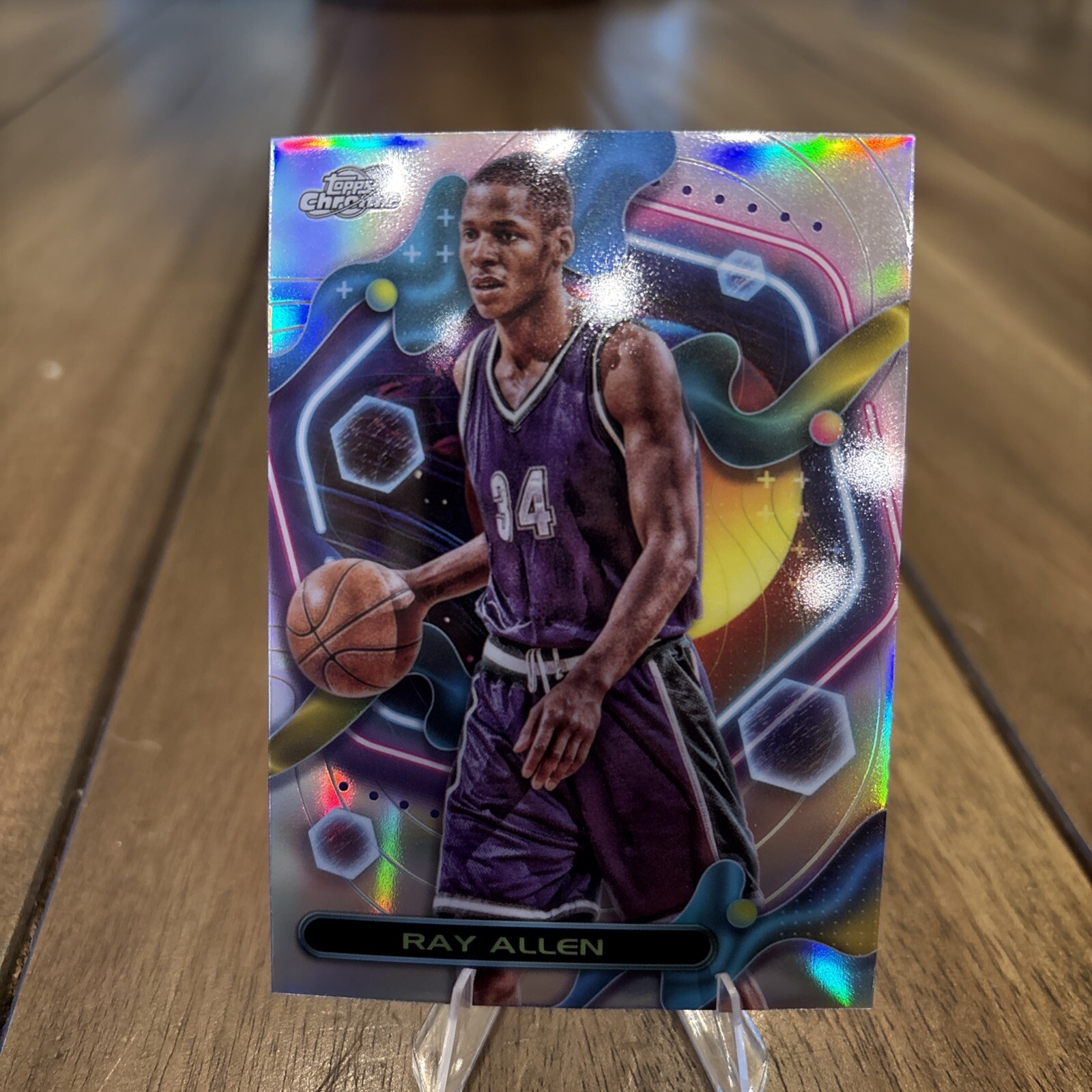 2023-24 Topps Chrome Cosmic REFRACTOR Ray Allen #151 HOF