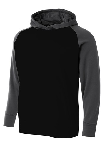 A4 NB4234 Color Block Tech Fleece Hoodie - Picture 4 of 7