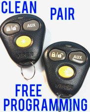 2X PAIR OEM VIPER KEYLESS REMOTE CONTROL STAR...