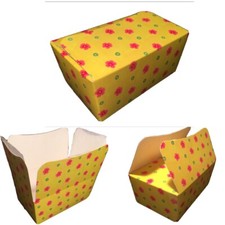 Floral Ballotin / Gift Box With Liner, Unbranded. Wedding Favours. X 5.