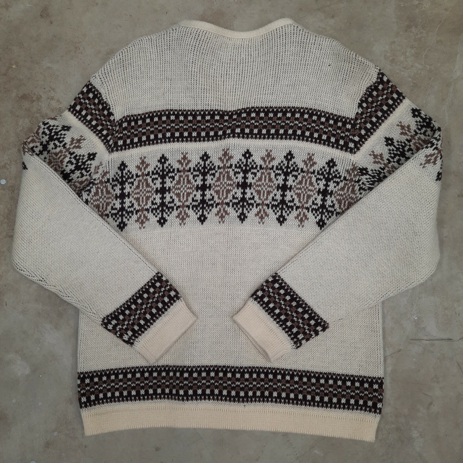 VTG Mens Cardigan Sweater Original 