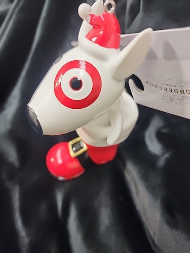 TARGET WONDERSHOP BULLSEYE THE DOG IN SANTA'S BOOT CHRISTMAS ORNAMENT 2024 VHTF - Picture 3 of 3