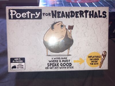 poetry for neanderthals game factory sealed 2020 exploding kittens 