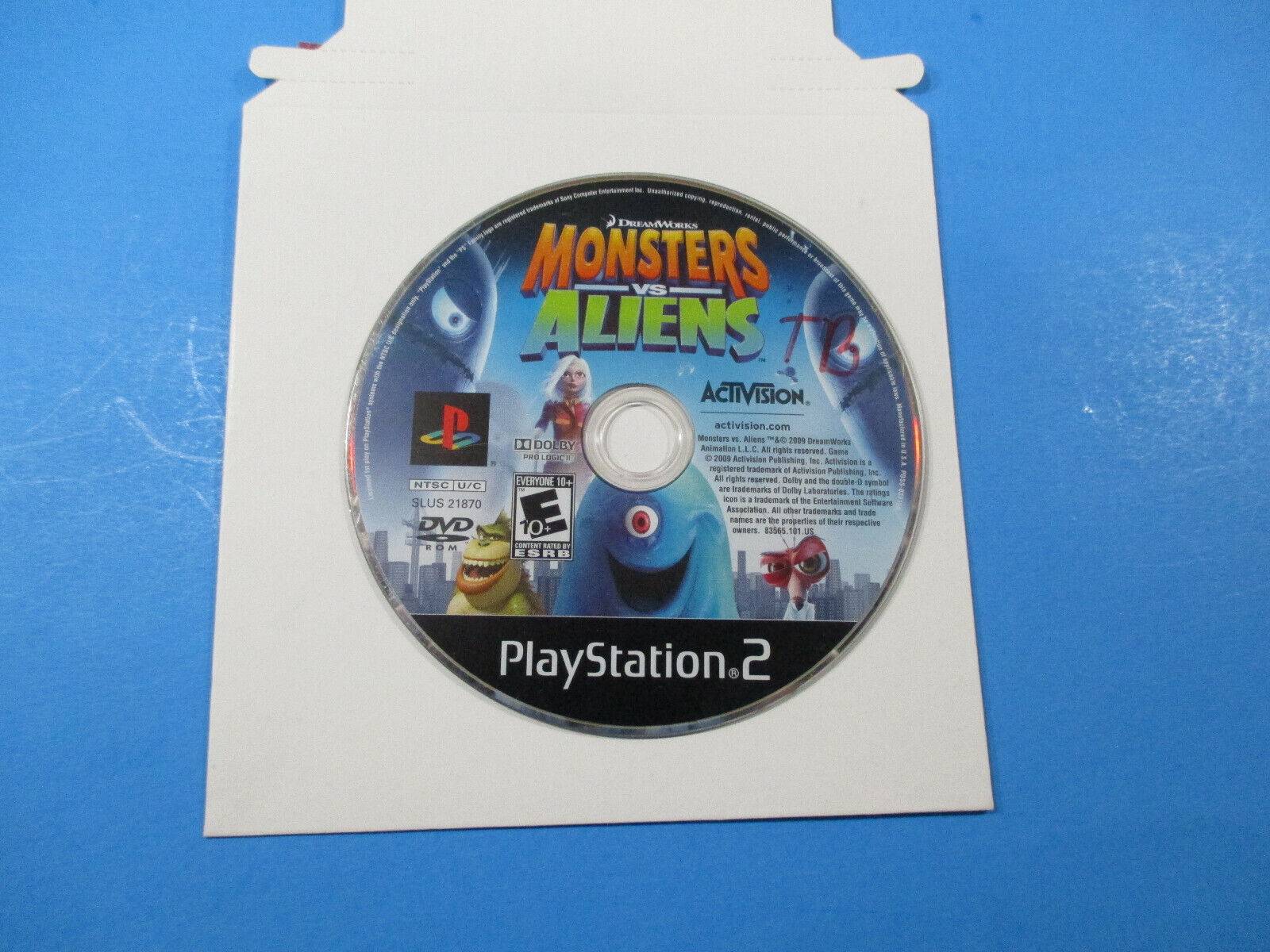 Monsters vs Aliens N PS2