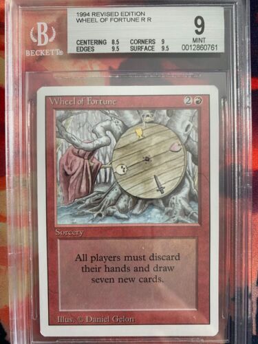 MTG Revised Wheel of Fortune BGS 9 - Picture 1 of 2