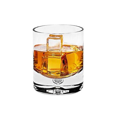 4 Pc Set Old Fashioned Lead Free Crystal Scotch Glass  8 Oz