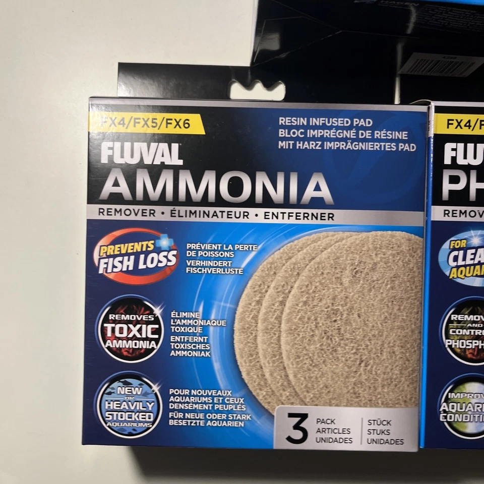 NEW Fluval FX4/FX5/FX6 Nitrite, Ammonia, Phosphate, Max-clean, & Quick Clear Pak - Image 4 of 4