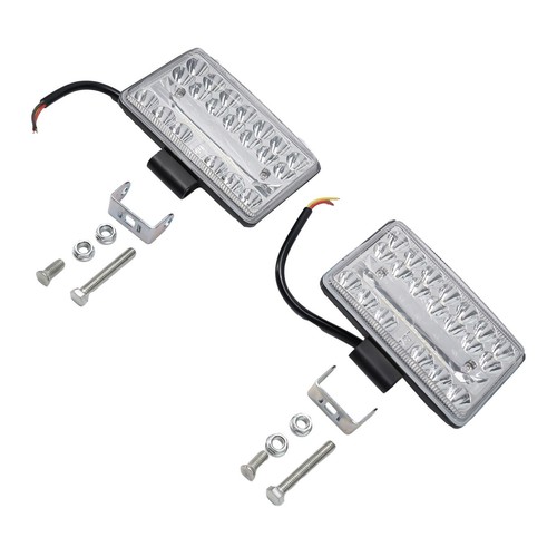 Rectangular Car LED Lights Replacement 2Pcs 60W Brand New Dust-proof Practical - Picture 15 of 24