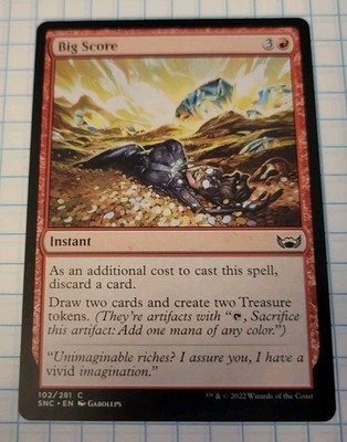 Big Score - Streets of New Capenna (SNC) Regular MTG Magic 102/281 C