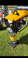 Heavy Duty Petrol Tamping Rammer / Wacker Plat Compactor Single Padfoot Trench