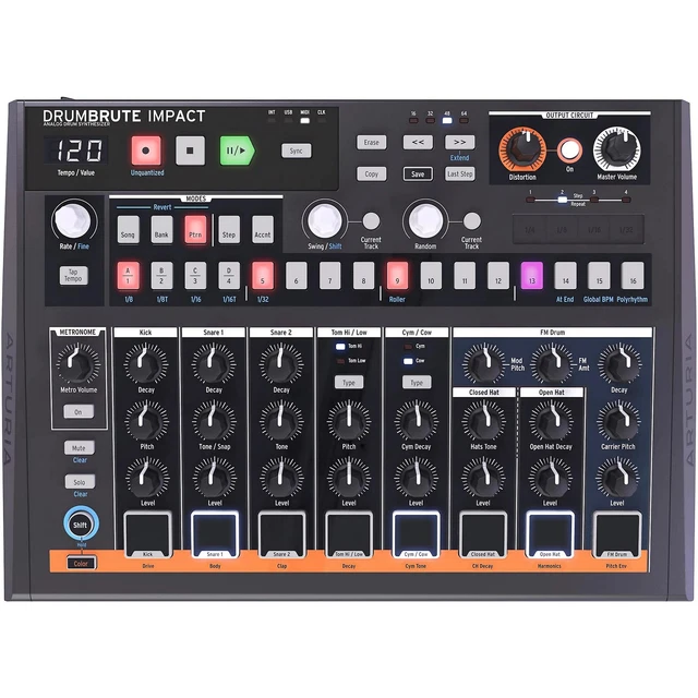 Arturia Drumbrute Machine à tambour à impact