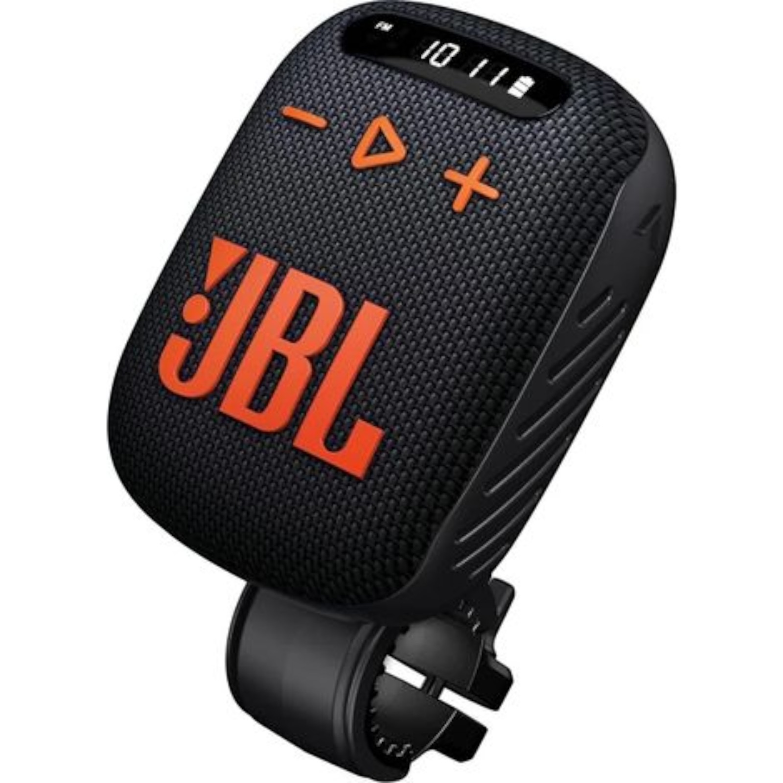 JBL Wind 3 Bluetooth Lautsprecher Fahrrad Motorrad FM Radio IP67 Schwarz/Orange