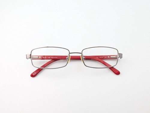 Ray Ban Eyeglasses Frames Only, RB 6092 2502, 52-16-135, Silver/Red
