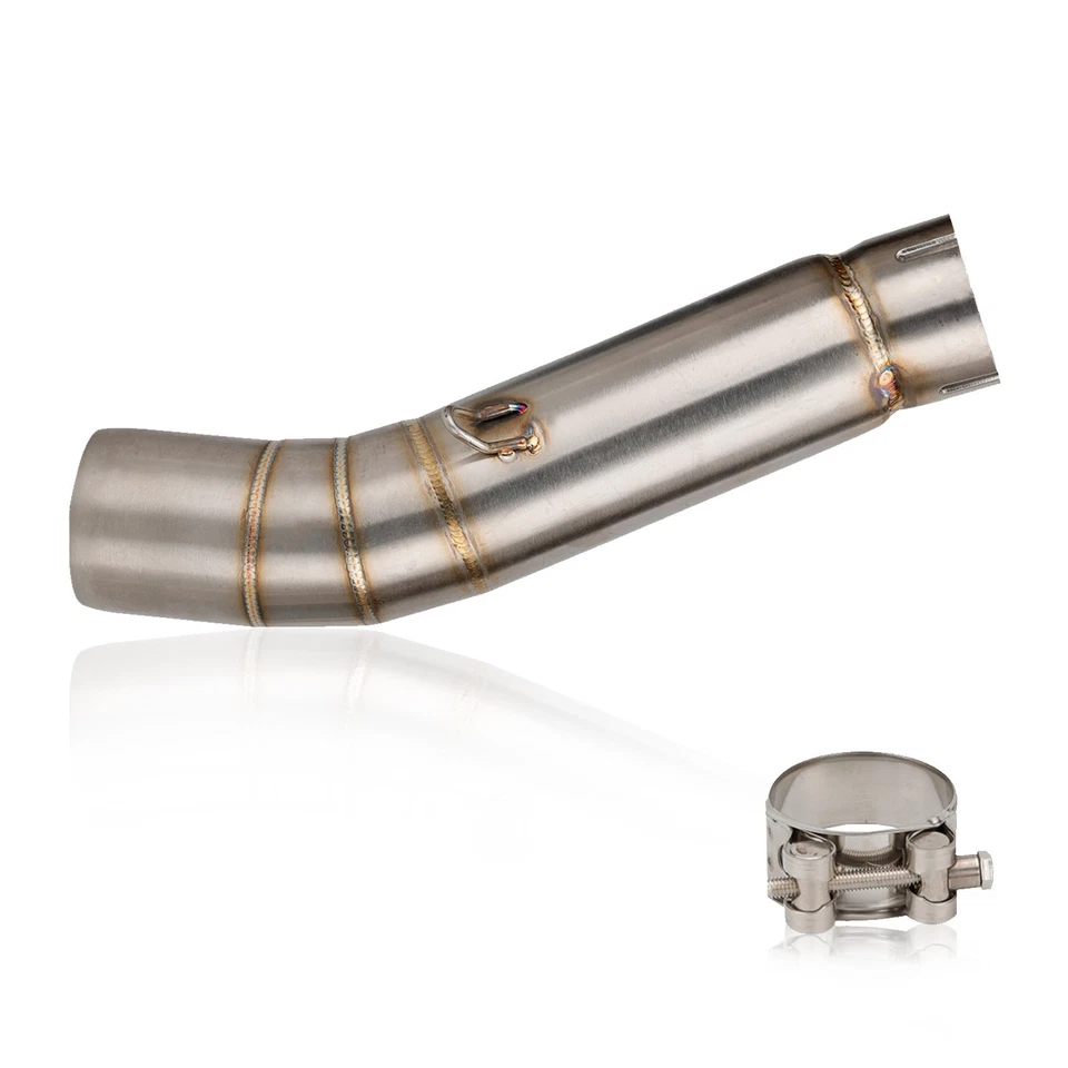 For Honda CBR500R CB500X CB500F 2013-2019 Slip On Exhaust Mid Tail Pipe Muffler - Image 2 of 4