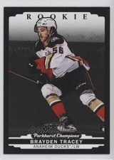 2022 Upper Deck Parkhurst Champions Rookies Black 10/10 Brayden Tracey #288 j8g