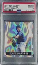 2025 Leaf 15th Anniversary National Convention 12/15 Edgar Martinez PSA 8 8d2