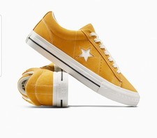 CONVERSE ONE STAR 95 YELLOW SUEDE SNEAKERS A14713C SIZE US 5-11