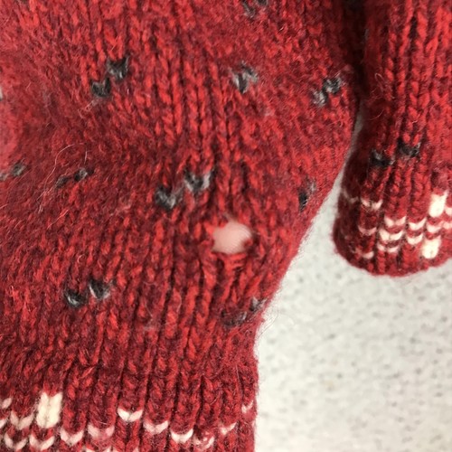 Woolrich Sweater Womens Large Lambs Wool Blend Pullover Nordic Snowflake Pattern - Afbeelding 5 van 10