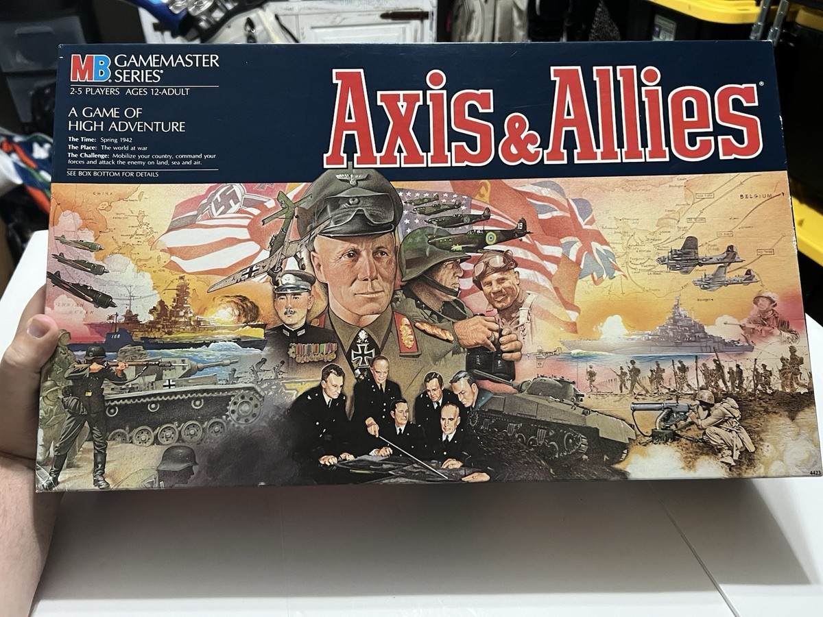 Milton Bradley Vintage 1984 Axis & Allies Spring 1942 Board Game