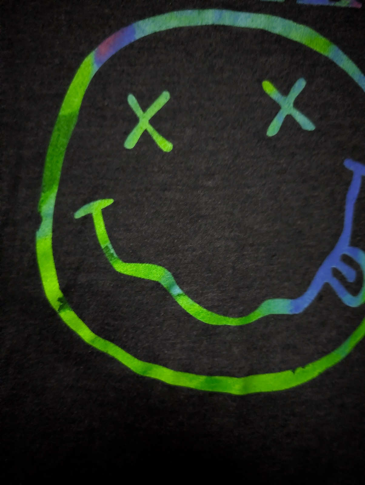 Nirvana Nevermind Multicolor Smiley Face Medium G… - image 6