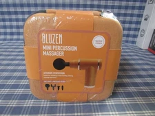 Bluzen Mini Percussion Massager with Carrying Case (New Sealed) FREE SHIPPING.