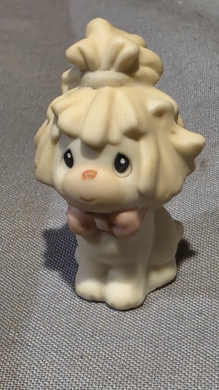 Precious Moments Sugar Town Christmas CAT/DOG Big Hair Figurine 1.5"