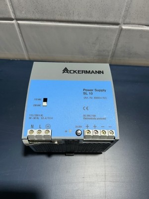 Puls Ackermann Netzteil Power Supply SL 10 SL10 Output DC 24V 10A 89954R2